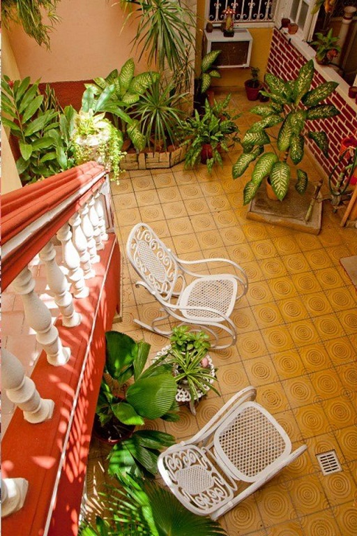 'Interior patio' Casas particulares are an alternative to hotels in Cuba.